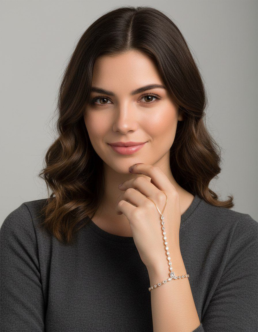 Elegant Hand Chain Bracelet
