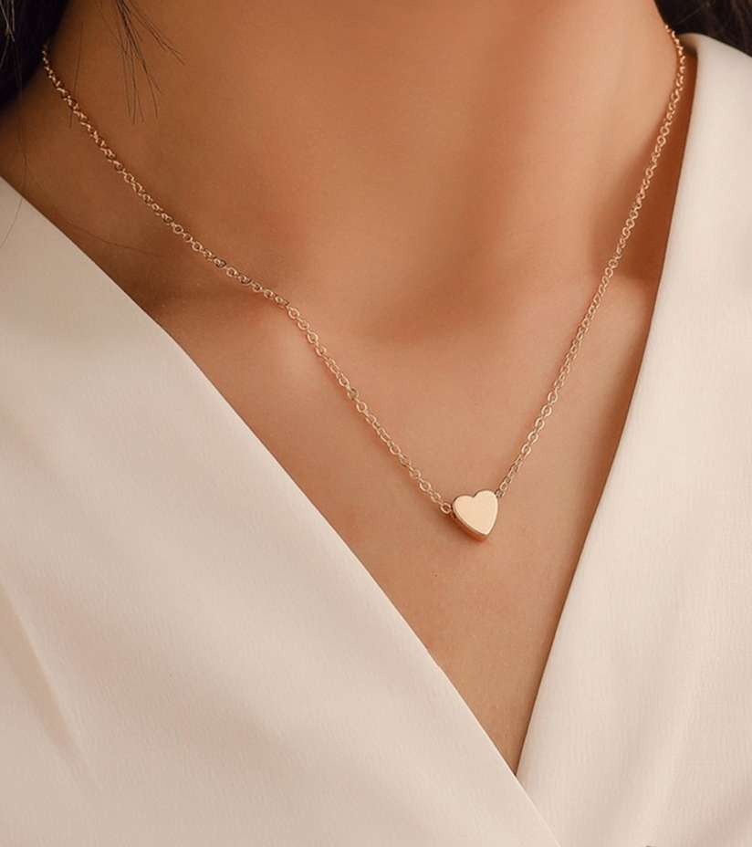 Romantic Tiny Heart Necklace – Perfect Birthday or Anniversary Gift