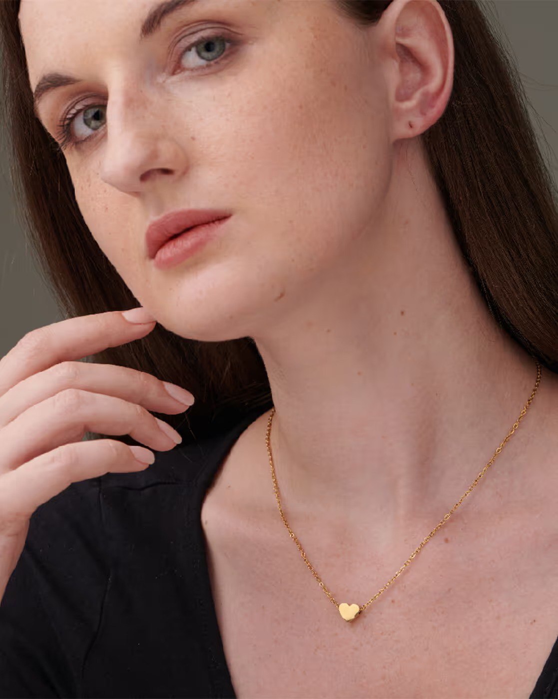 Romantic Tiny Heart Necklace – Perfect Birthday or Anniversary Gift