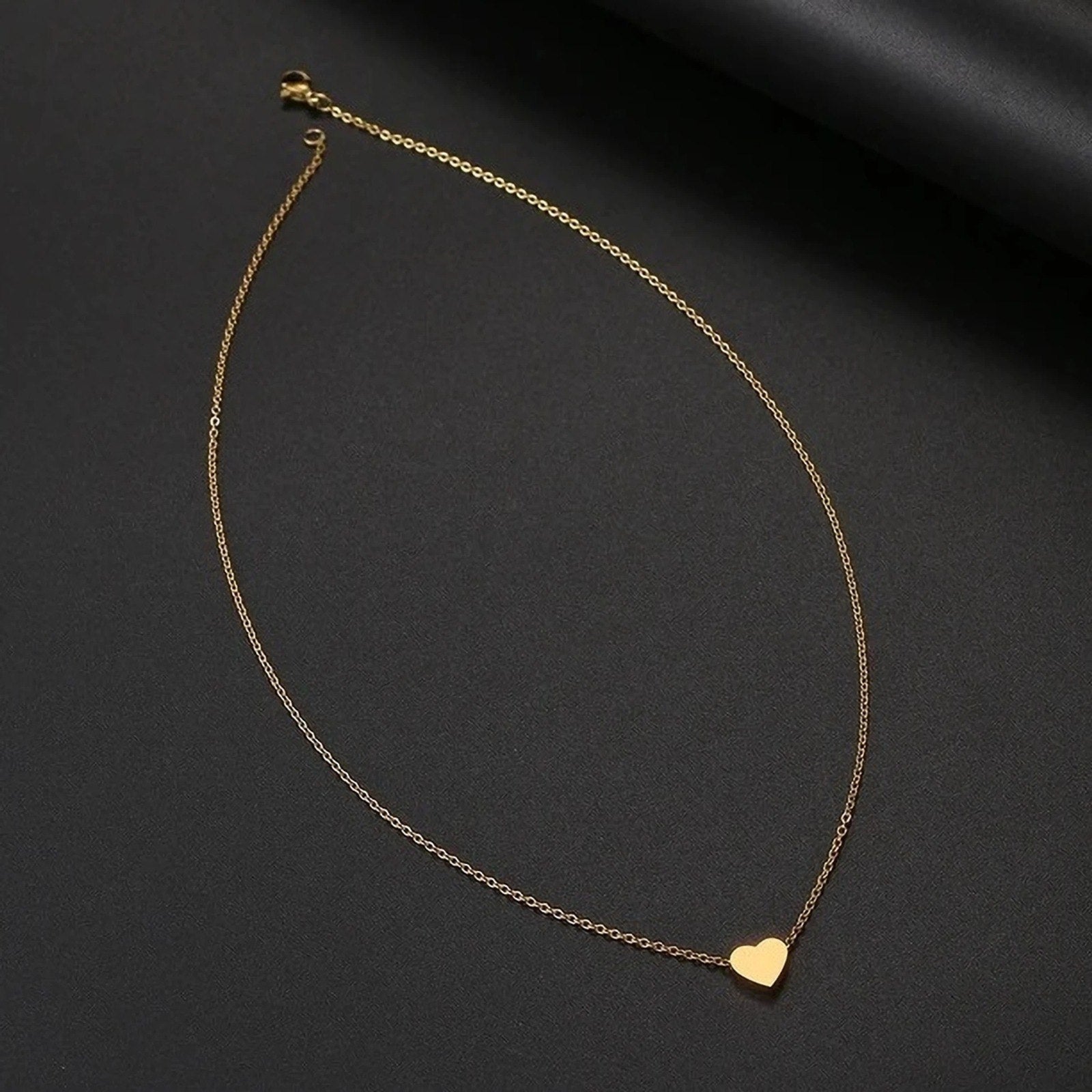 Romantic Tiny Heart Necklace – Perfect Birthday or Anniversary Gift